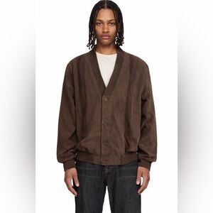 LÉO CHEVALIER - Faux Suede Buttoned Jacket/Cardigan